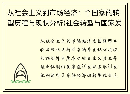 从社会主义到市场经济：个国家的转型历程与现状分析(社会转型与国家发展)